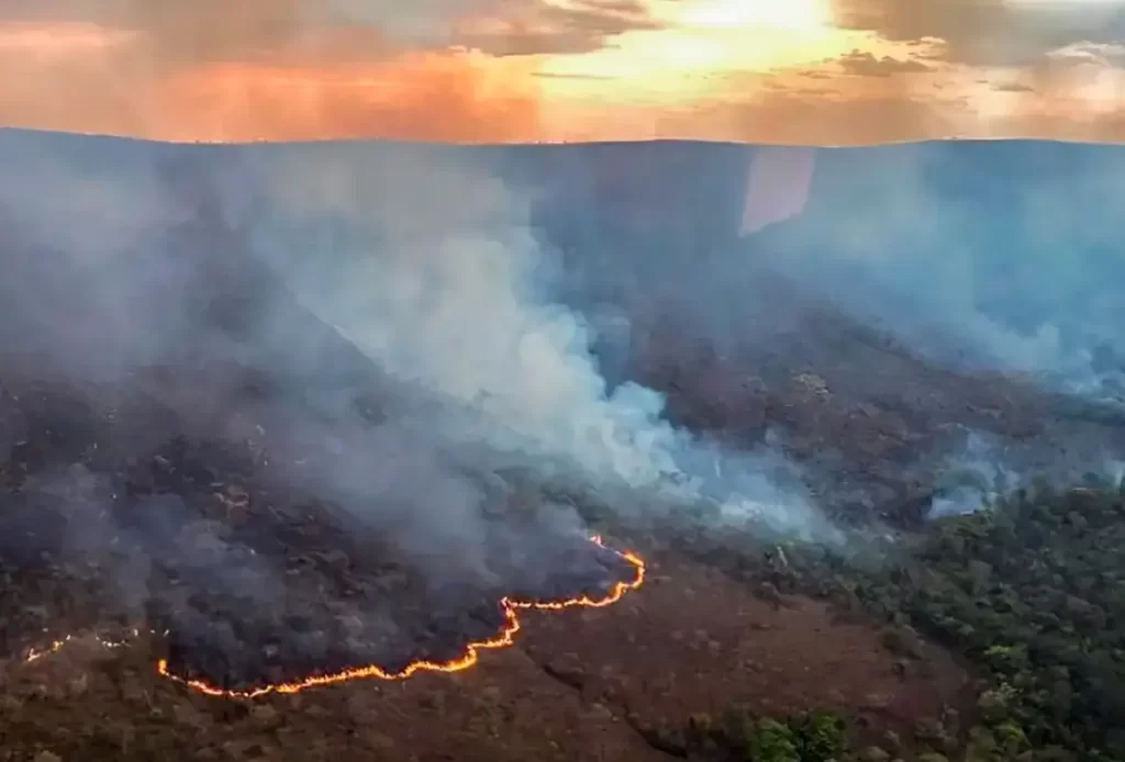 queimada-incendio-1024x694 Níveis Perigosos de Monóxido de Carbono Alcançam Regiões do Brasil